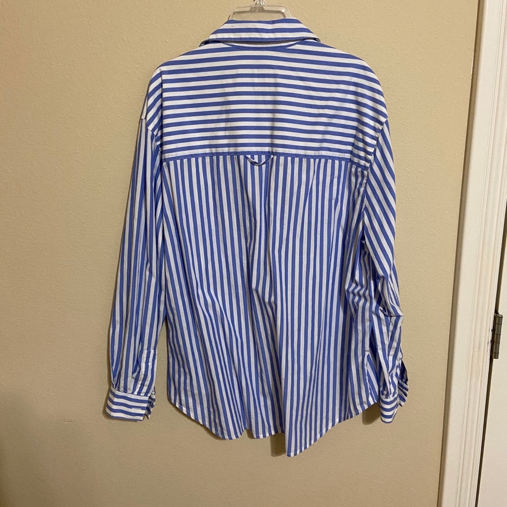 Vintage Liz Sports Stripe Shirts/ Size M - Picture 3 of 7